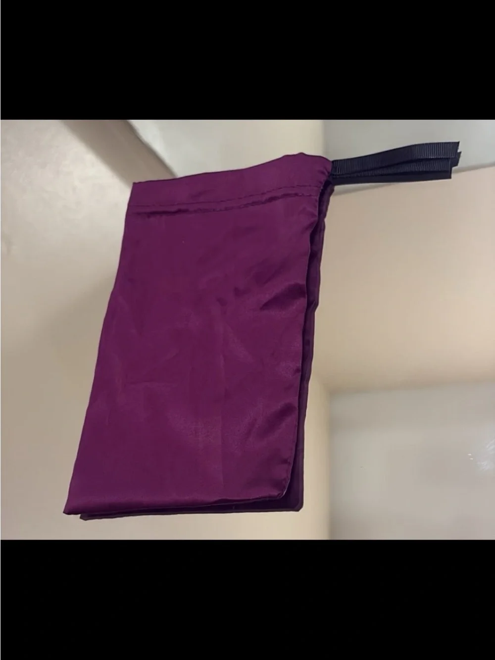 Authentic Gucci Purple Satin Drawstring Sunglasses Pouch Dust Bag